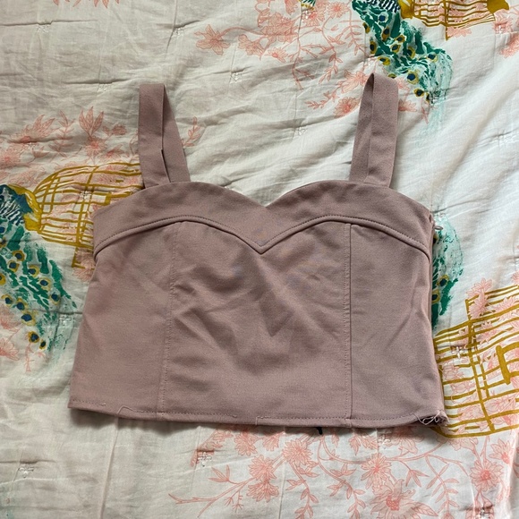 Bow Crop Top - Picture 1 of 3